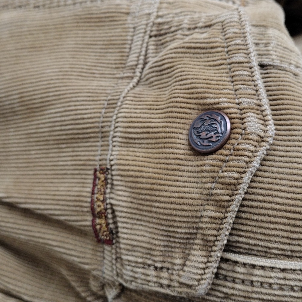 Seven For All Mankind vintage corduroy jacket with faux shearling S - Picture 3 of 11